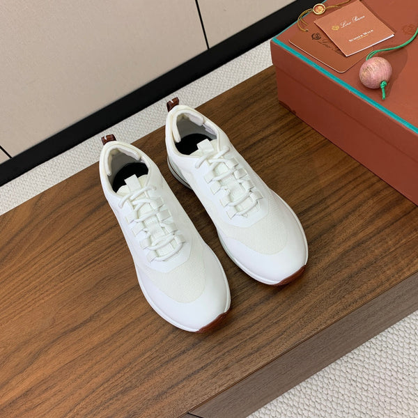 LP Week-End Walk Sneaker In White Mesh Fabric 984416