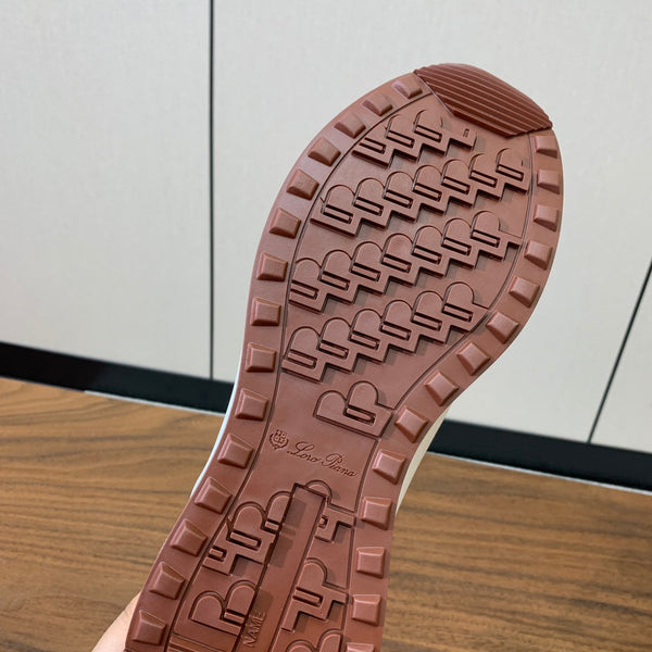 LP Week-End Walk Sneaker In White Mesh Fabric 984416