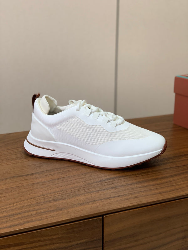 LP Week-End Walk Sneaker In White Mesh Fabric 984416