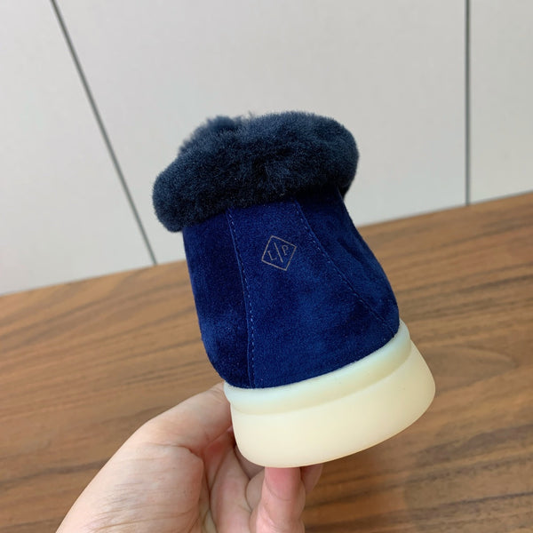 LP Open Walk Chukka Boot Midnight Blue Suede Lamb Fur