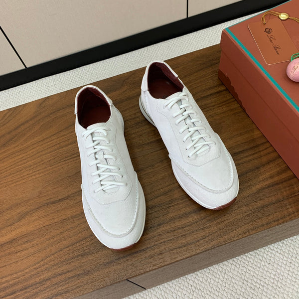 LP Week-End Walk Sneaker In White Suede 984397