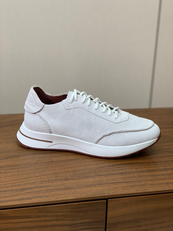 LP Week-End Walk Sneaker In White Suede 984397