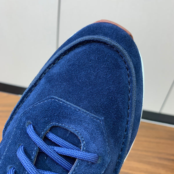 LP Week-End Walk Sneaker In Dark Blue Suede  984400