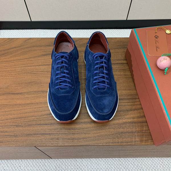 LP Week-End Walk Sneaker In Dark Blue Suede  984400