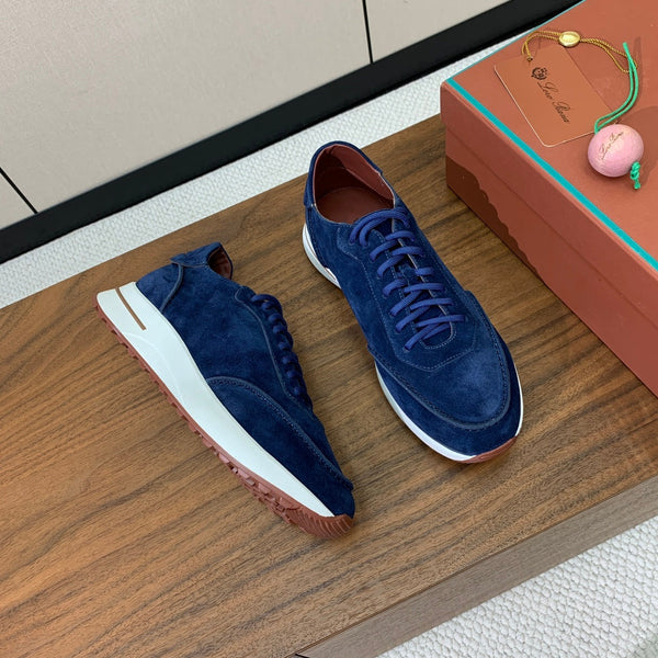 LP Week-End Walk Sneaker In Dark Blue Suede 984400