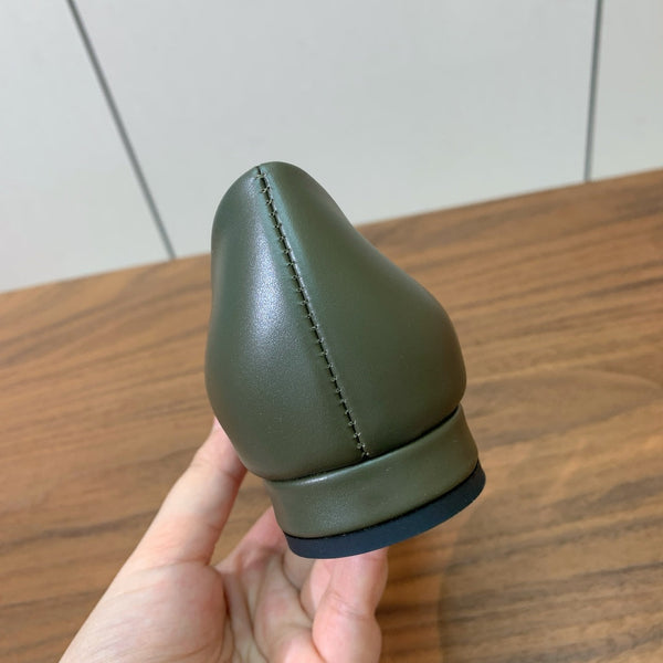 LP Rebecca Ballet Flats In Moss Dark Green Mix Brown Black Cowhide 984357