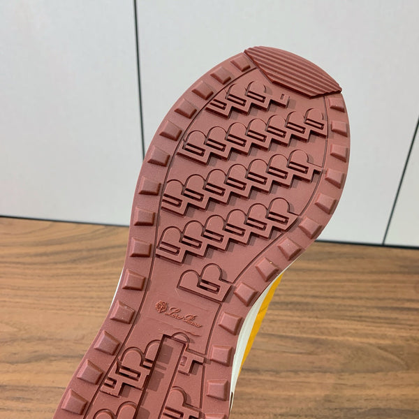 LP Week-end Walk Sneakers In Yellow Mix Dark Yellow Denim With Wool Fleece Lining  984278