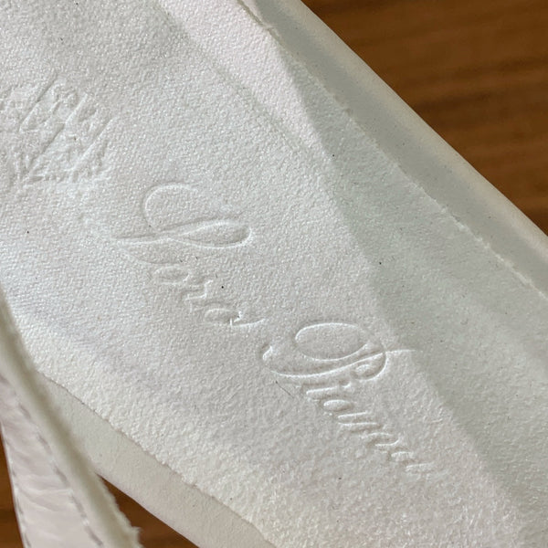 LP Rebecca Slingbacks 50mm In White Cowhide 984364