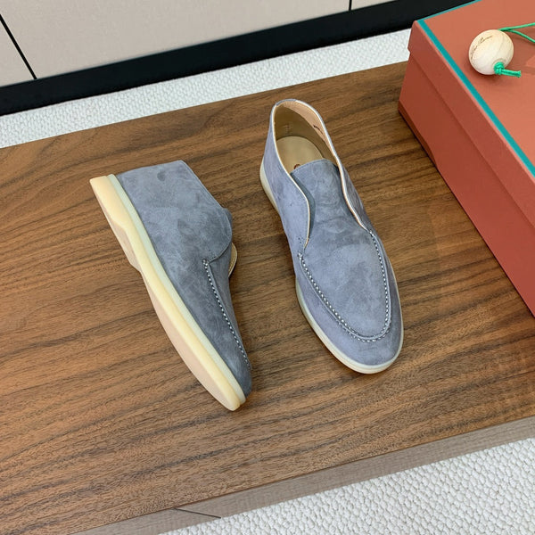 LP Open Walk Ankle Boot In Grey Blue Suede 984352