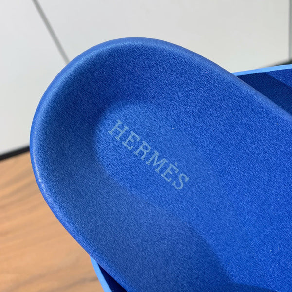 HM Kazimir Sandal Cobalt Blue Suede Calfskin 294032