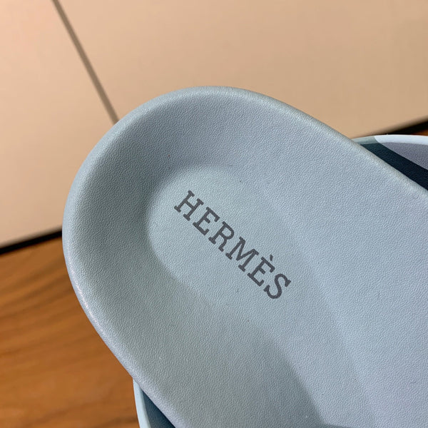 HM Kazimir Sandal Light Blue Suede Calfskin 293992