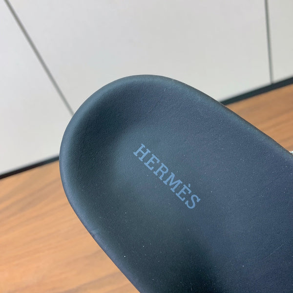 Sandalo HM Jackson in pelle di vitello grigio nero 294042