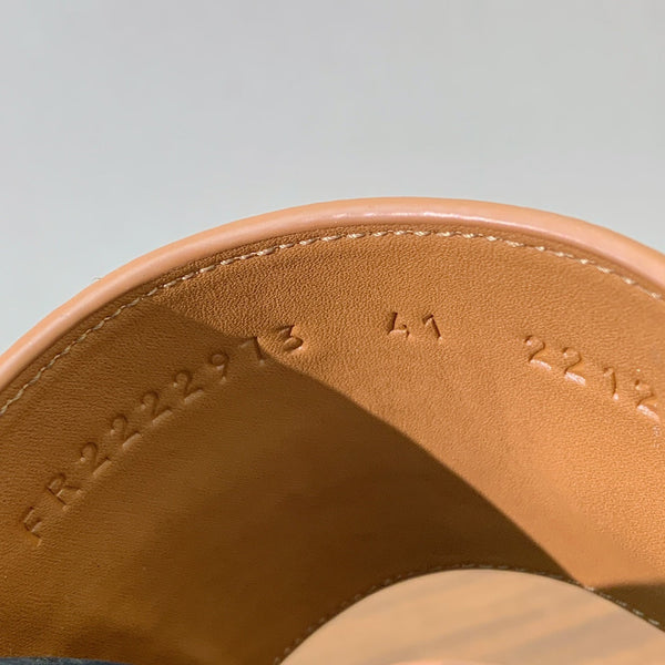 HM Jackson Sandal Brown Orange Cowhide 294061