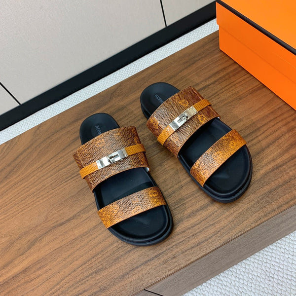 HM Jackson Sandal Brown Cowhide 294065