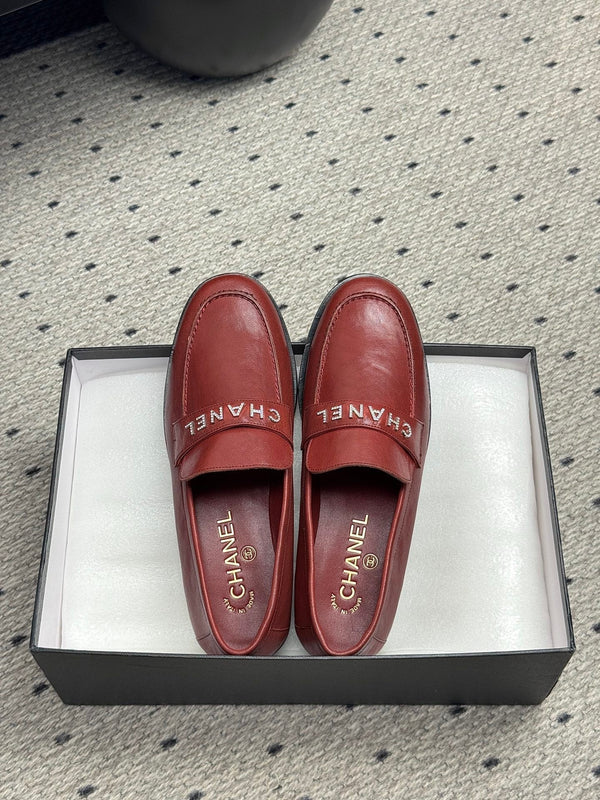 CC 25 Loafers Dark Red Cowhide 329802