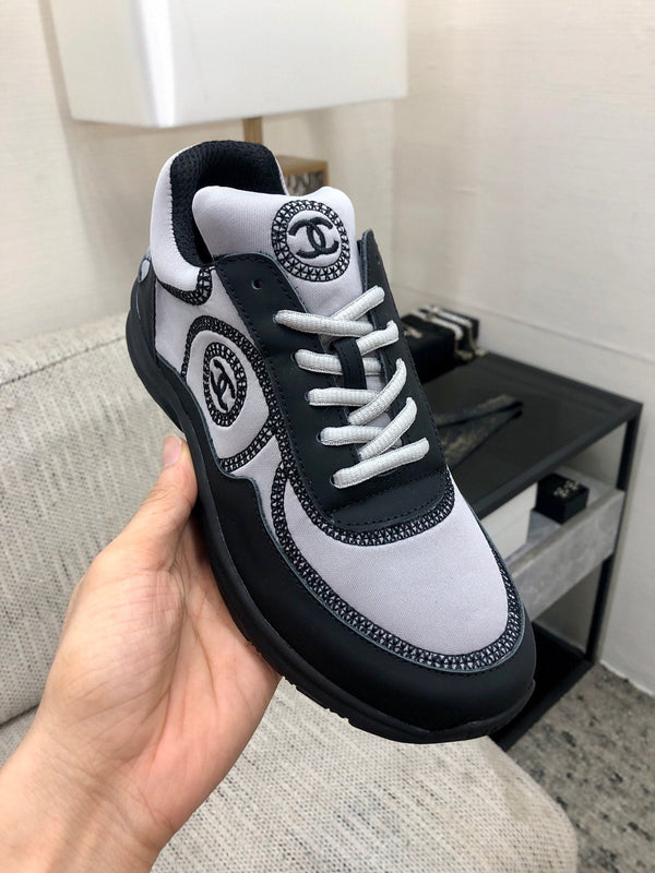 CC Sneaker Grey Black Fabric