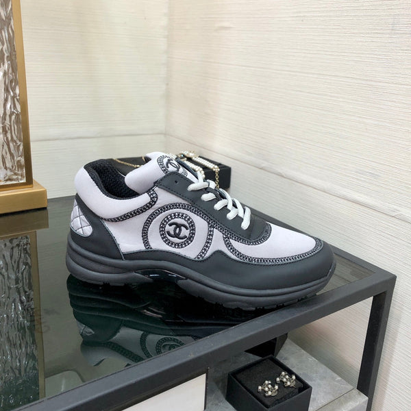CC Sneaker Grey Black Fabric