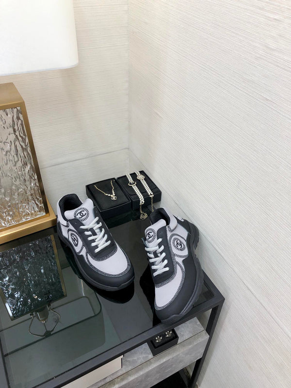 CC Sneaker Grey Black Fabric