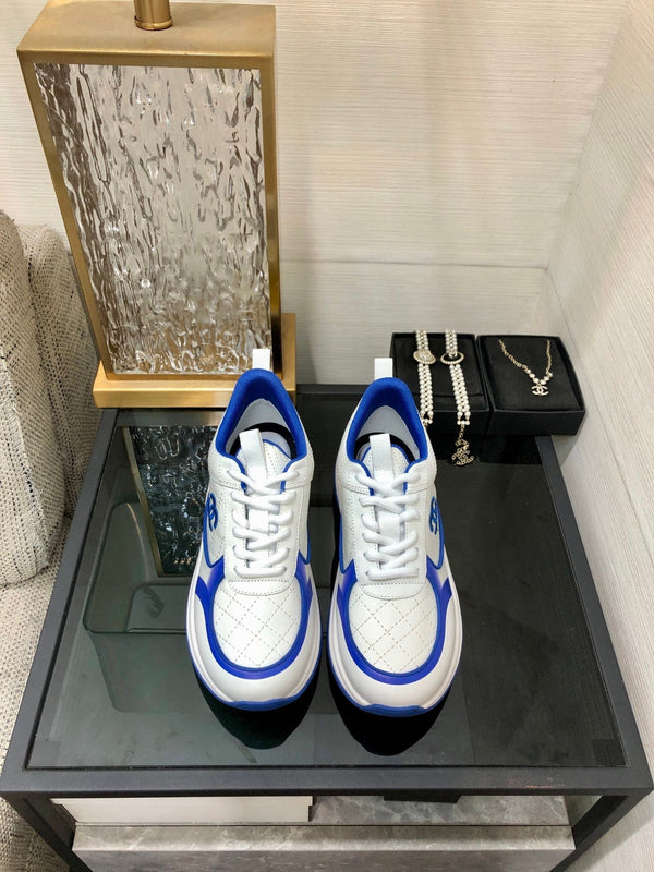 CC Sneaker Blu Giallo Pelle Nappa