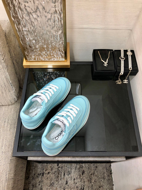 CC Sneaker Turquoise Blue Cowhide