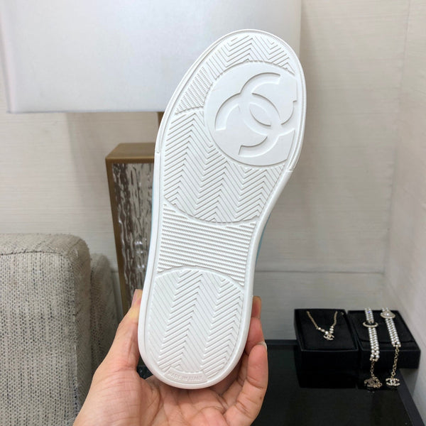 CC Sneaker Turquoise Blue Cowhide