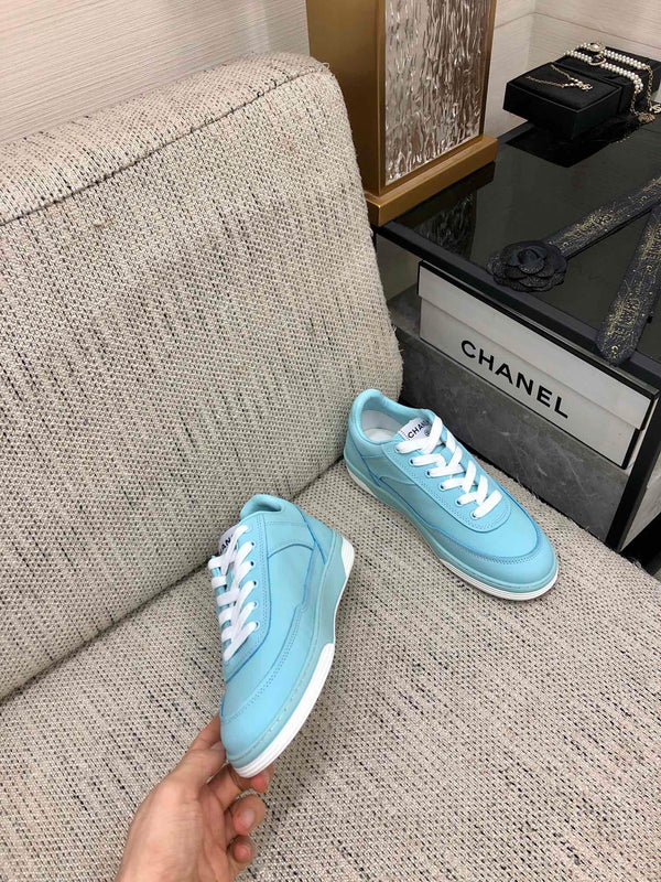 CC Sneaker Turquoise Blue Cowhide