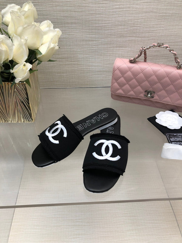 Ciabatte CC 25C Tessuto Nero Materiale 212964