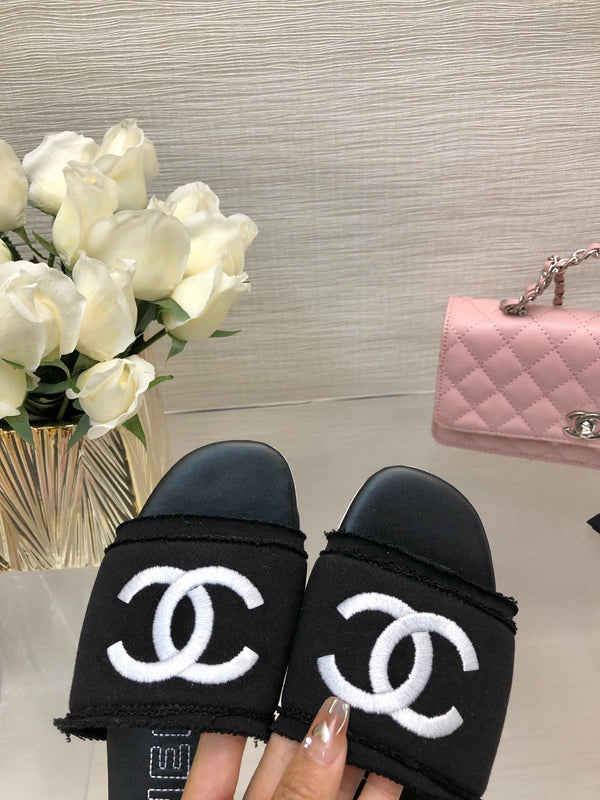 Ciabatte CC 25C Tessuto Nero Materiale 212964