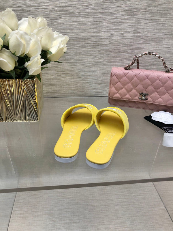 Ciabatte CC 25C Tessuto Giallo Materiale 212965