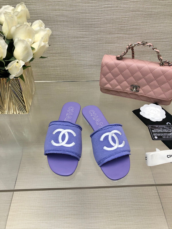 Ciabatte CC 25C Tessuto Viola Materiale 212966