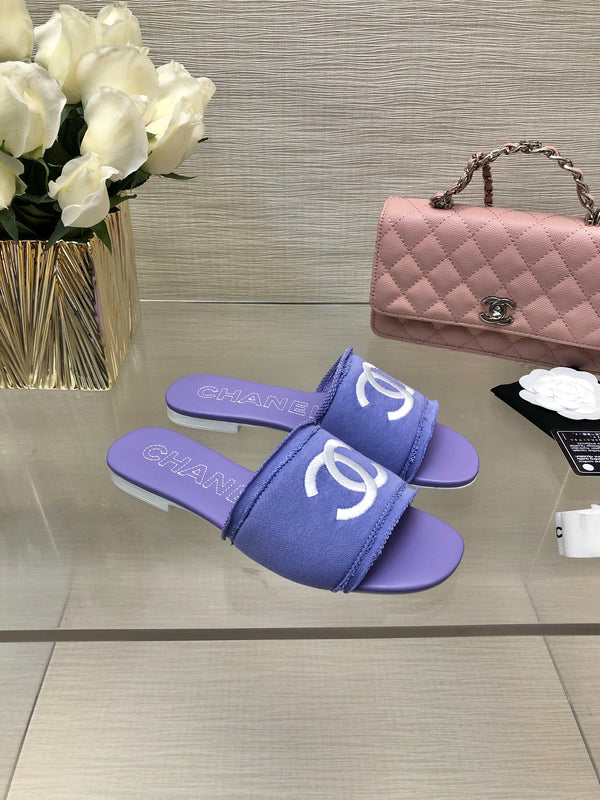 Ciabatte CC 25C Tessuto Viola Materiale 212966