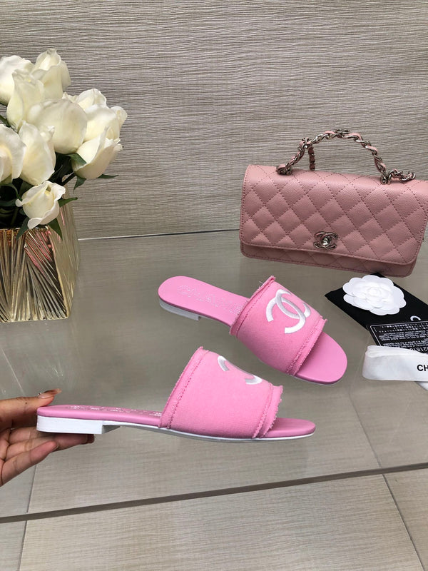 Ciabatte CC 25C Tessuto Rosa Materiale 212967