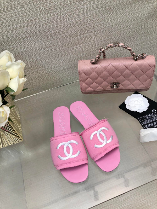 Ciabatte CC 25C Tessuto Rosa Materiale 212967