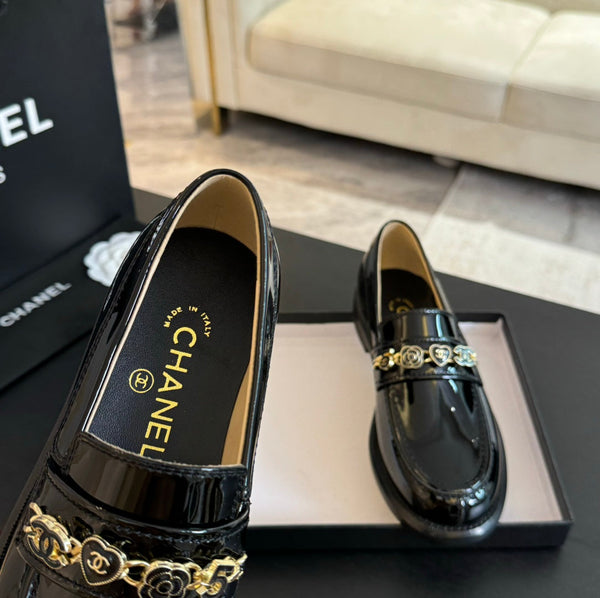 CC 25C Loafer Glossy Black Leather 212970