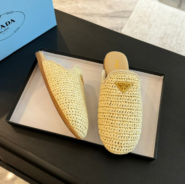 MULES PRA CROCHET IN AGNELLO BEIGE