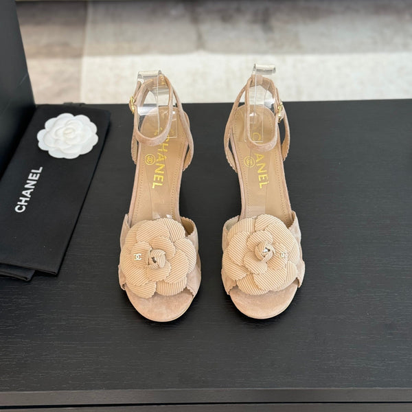 Sandali CC 80mm Beige Suede