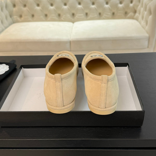 CC Moccasins Beige Suede