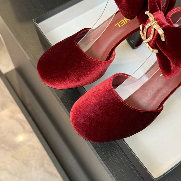 CC Mary Janes Red Velvet