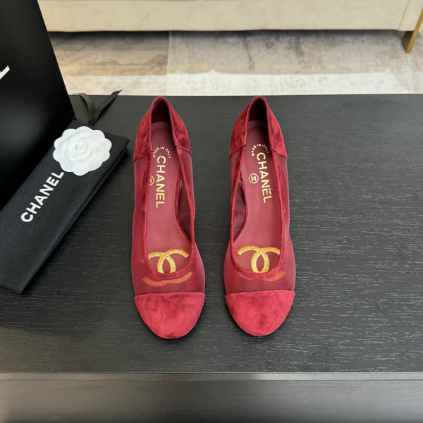 HIGH HEEL 85 MM SANDALS IN CHERRY RED SUEDE AND MESH