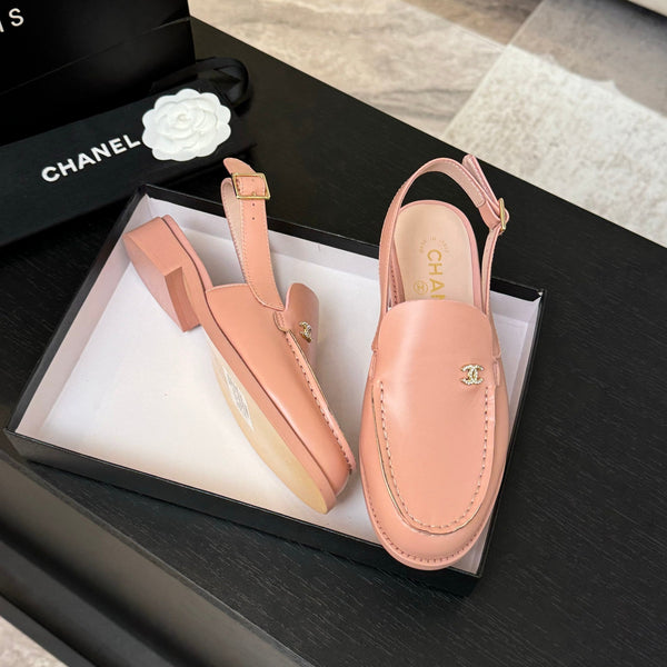CC 25C Slingback Loafer Pink Patent Leather