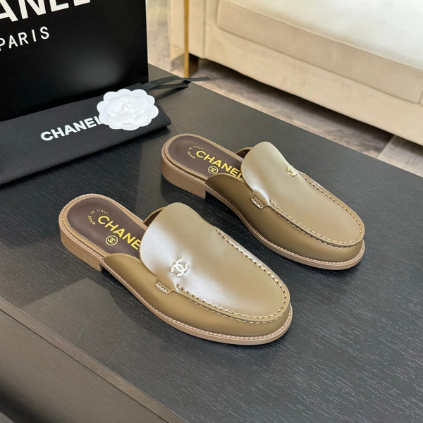 CC 25C Mule Khaki Calfskin