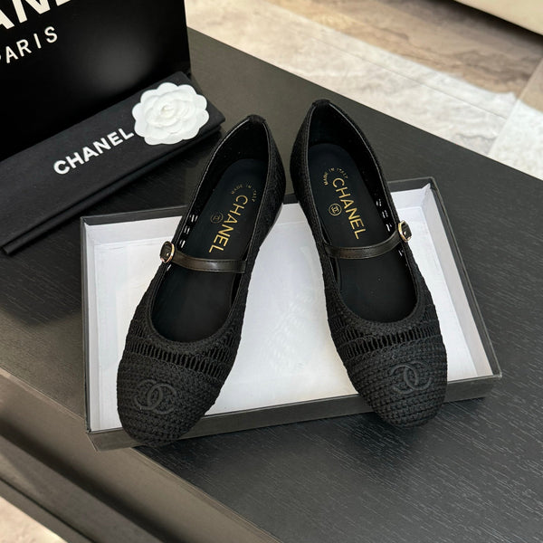 CC 25P Mary Jane 15mm Black Raffia 373781