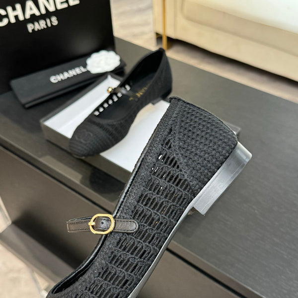 CC 25P Mary Jane 15mm Black Raffia 373781