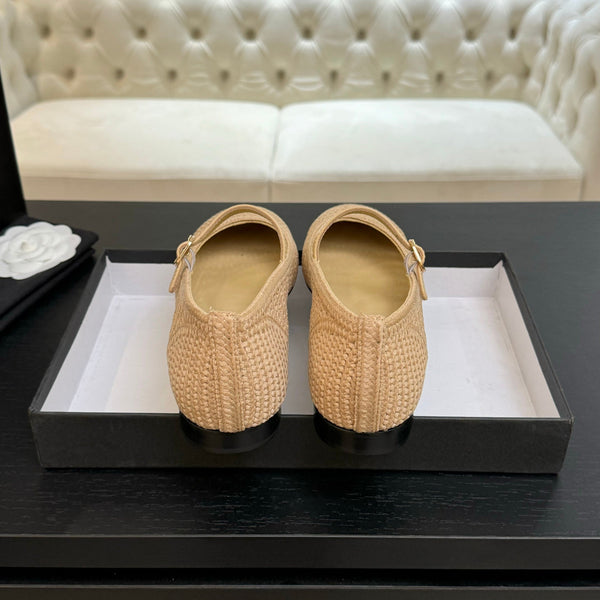 CC 25P Mary Jane 15mm Beige Raffia 373785