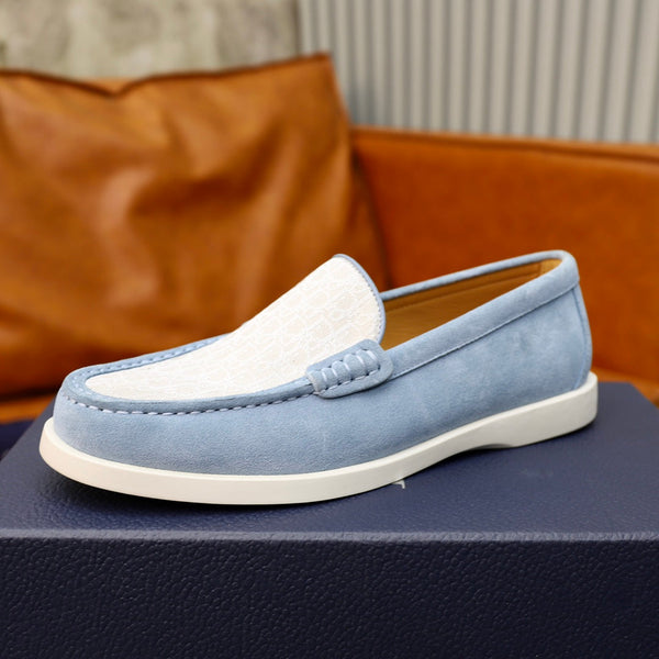 CD GRANVILLE BASIC LOAFER LIGHT BLUE-GRAY JACQUARD