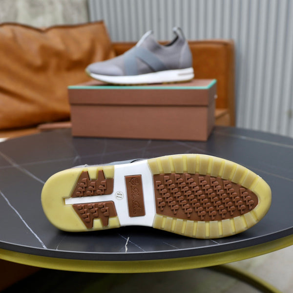 LP 360 KNITTED CASUAL SNEAKERS GRAY WOOL