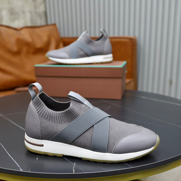 LP 360 KNITTED CASUAL SNEAKERS GRAY WOOL