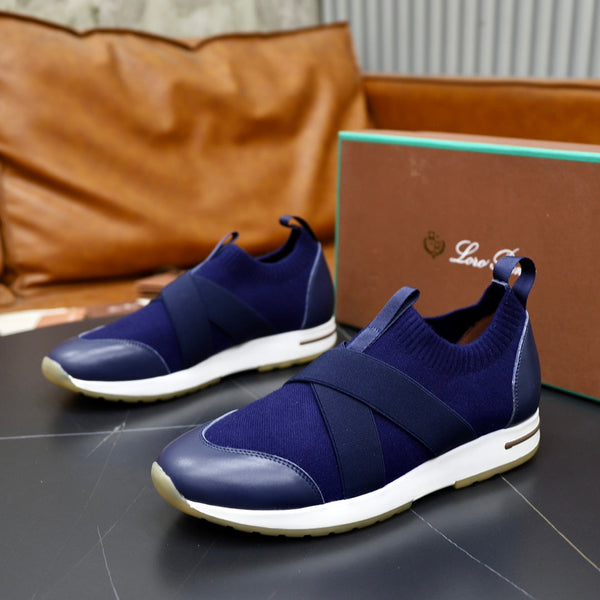 LP 360 KNITTED CASUAL SNEAKERS NAVY WOOL