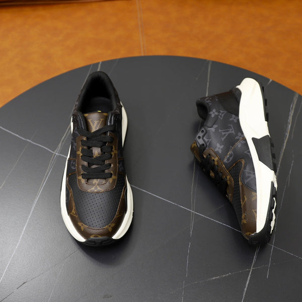 SNEAKER LV RUN AWAY NERA E MARRONE CIOCCOLATO