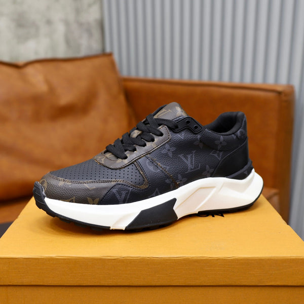 SNEAKER LV RUN AWAY NERA E MARRONE CIOCCOLATO